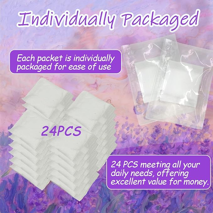 24 PCS Baking Soda Refills For Munchkin Nursery Fresheners, Lavender Scented - Image 6