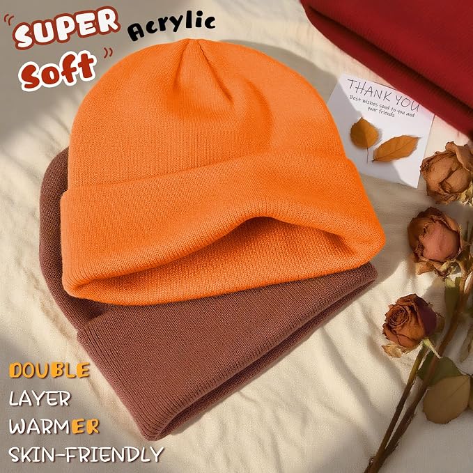 ZOORON Toddler Beanie Baby Boys Girls Beanies Kids Winter Hats Children Knit - Image 2