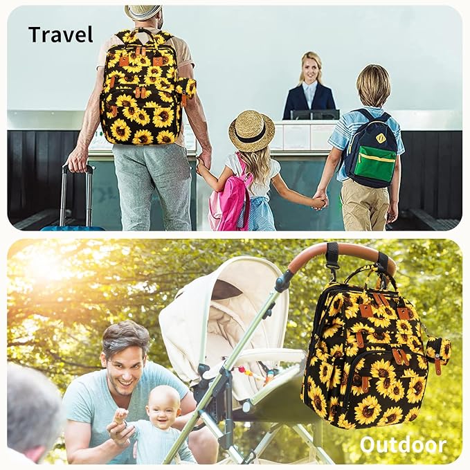 KABAQOO Diaper Bag Backpack - Image 7