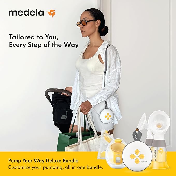 Medela Pump Your Way Deluxe Bundle Featuring Swing Maxi Double Electric Breast - Image 2