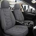 Pariitadin Leather Car Seat Covers Front Pair, Waterproof Breathable Faux by Pariitadin