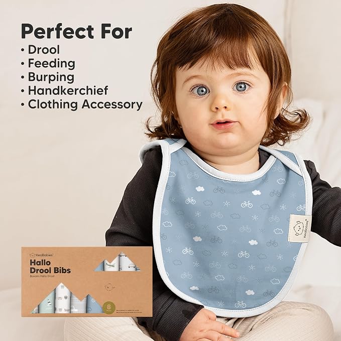 8-Pack Baby Bibs for Boys, Girls - Image 8