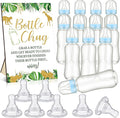TrelaCo Safari Cool Baby Shower Games Bottle Chug Sign Wooden Jungle Animals by TrelaCo