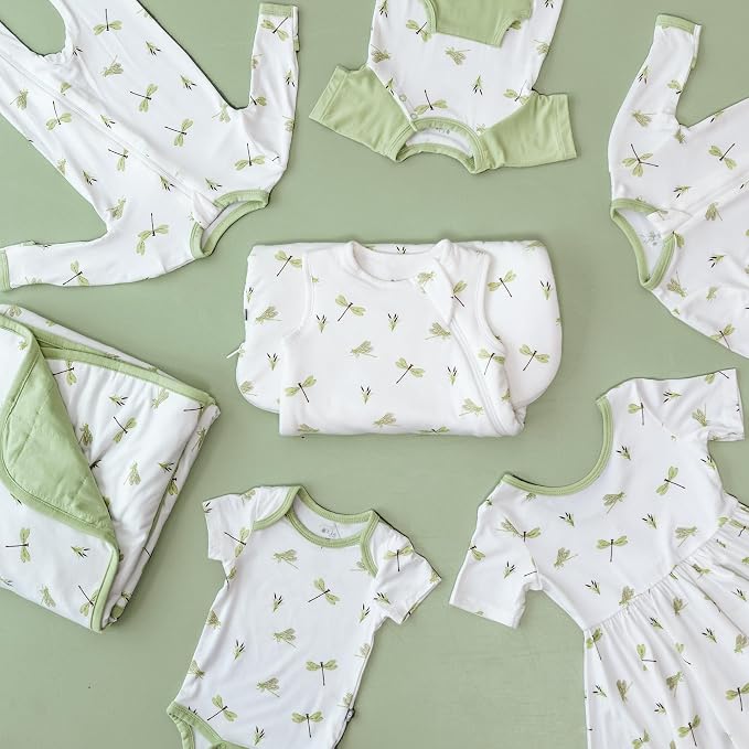 KYTE BABY Unisex Rayon Made From Bamboo Zippered Rompers 0-24 Months - Image 3
