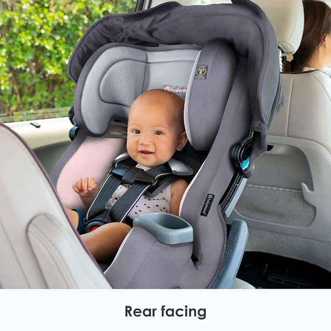 Baby Trend Cover Me 4-in-1 Convertible Car Seat, Desert Pink - Image 15