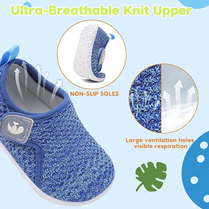 FEETCITY Baby Boys Girls First Walking Shoes Infant Sneakers Crib Shoes - Image 3