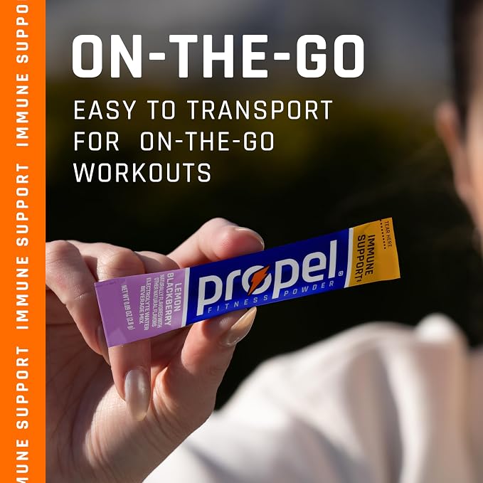 Propel Immune Support Electrolyte Enhanced Water Drink Mix Powder Packets - Image 3