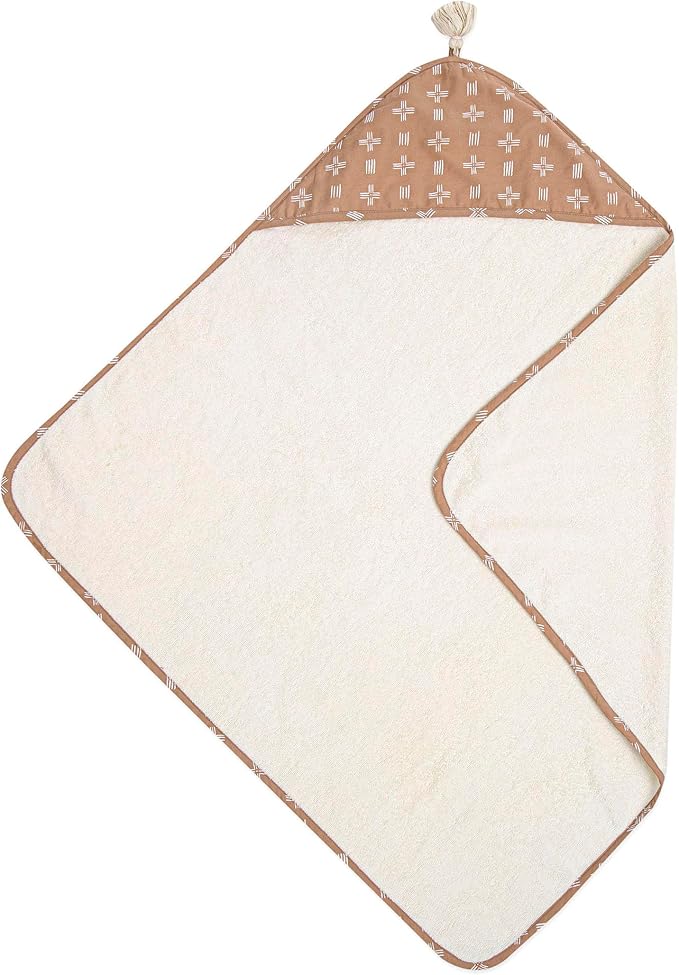 Crane Copper Dash Hooded Baby Towel by CraneBaby