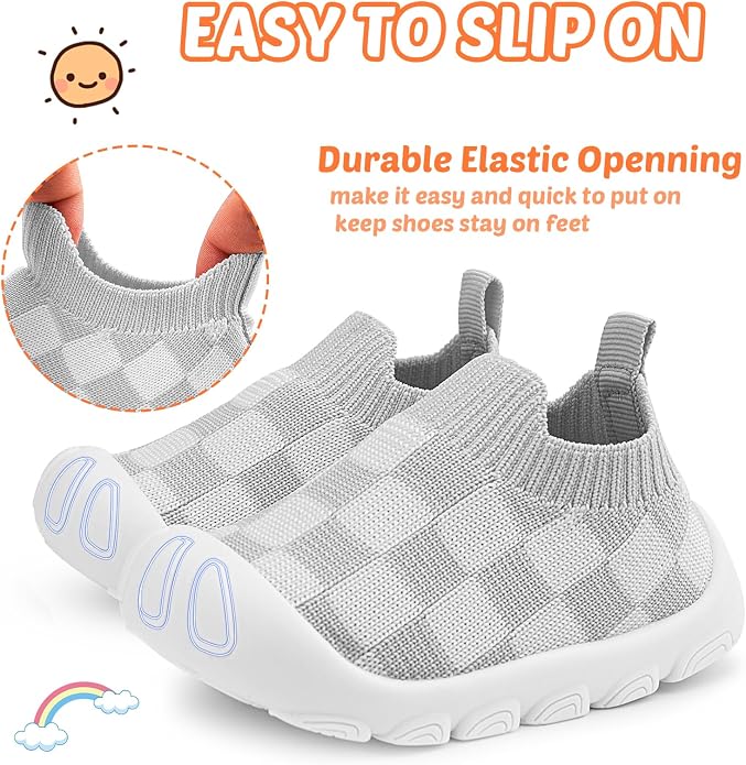 Baby Walking Shoes Toddler Girl Boy Soft Sole Breathable Cotton Canvas Shoes - Image 2