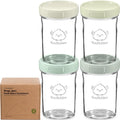 KeaBabies 4pk 8oz Glass Baby Food Containers by KeaBabies