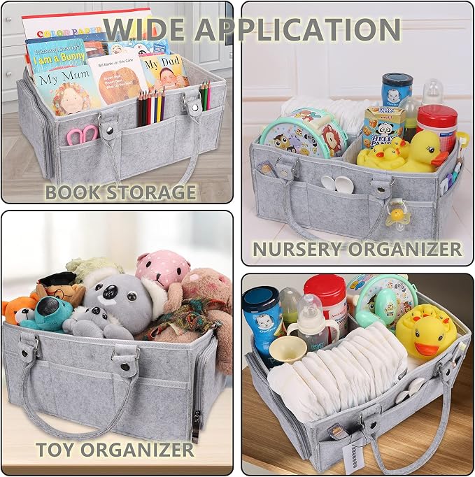 Baby Diaper Caddy Organizer - Image 4