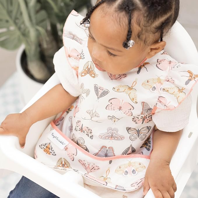 Tiny Twinkle Short Sleeve Apron Baby & Toddler Bib - Image 3