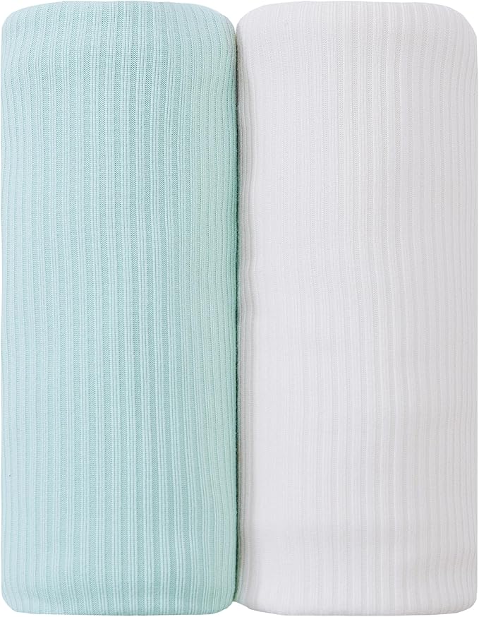 Jersey Swaddle Blanket, Ultra Soft Stretchy Receiving Blanket, Baby Girl by Unknown