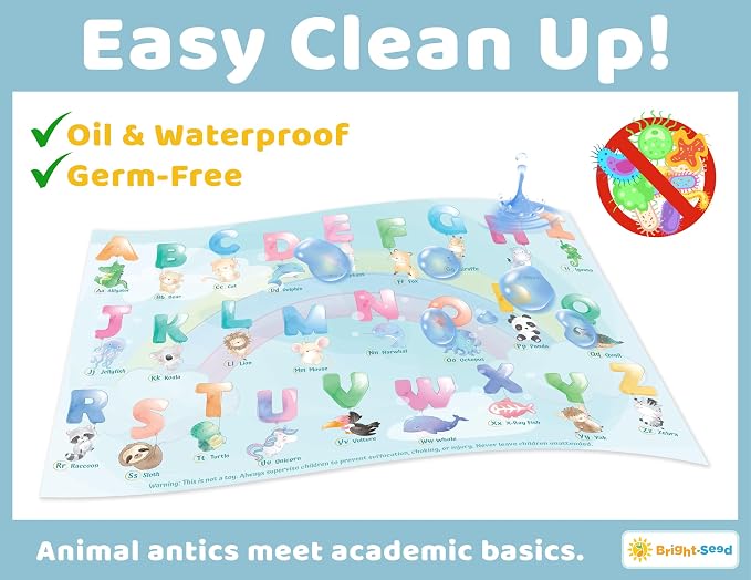 Disposable Placemats for Baby, Toddlers and Kids, 40 Disposable Baby Placemats - Image 3