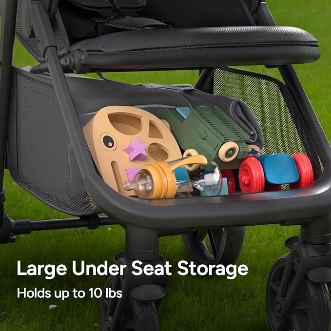 Mompush Nova Baby Stroller for Toddler, Infant & Newborn | Spacious Seat & - Image 8