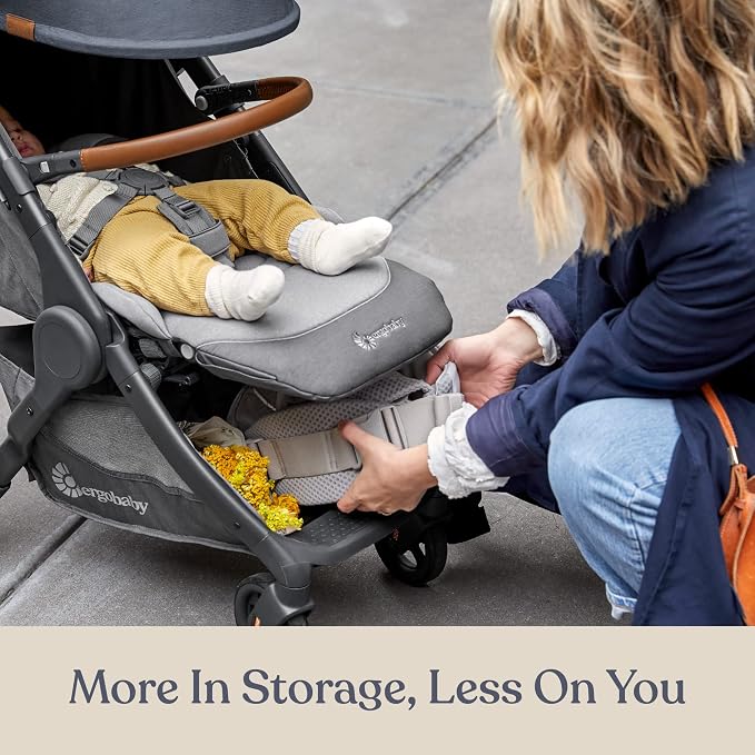 Ergobaby Metro+ Deluxe Compact Baby Stroller, Lightweight Umbrella Stroller - Image 6