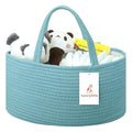 Baby Diaper Caddy Organizer, Large Cotton Rope Nursery Diaper Basket, Changing by LuxuryLittle