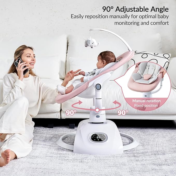 Baby Swing for Infants Electric Automatic Multi Motion Newborn for Girl & Boy - Image 8