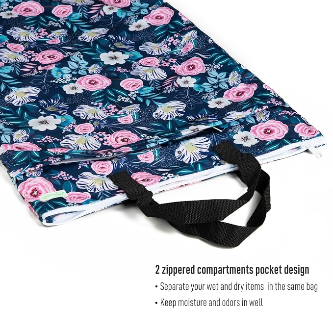 wegreeco Reusable Hanging Wet Dry Cloth Diaper Bag - Image 3