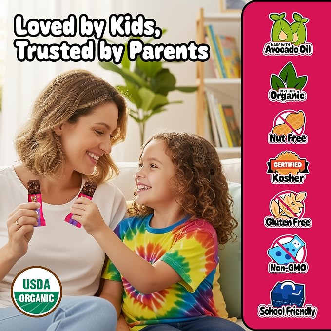 Snakkidz Organic Chewy Granola Bar, Allergen Free, Made - Image 3