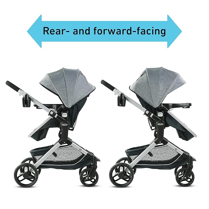 Graco Modes Nest Travel System, 3-in1 Modular Carseat Stroller Combo, - Image 4