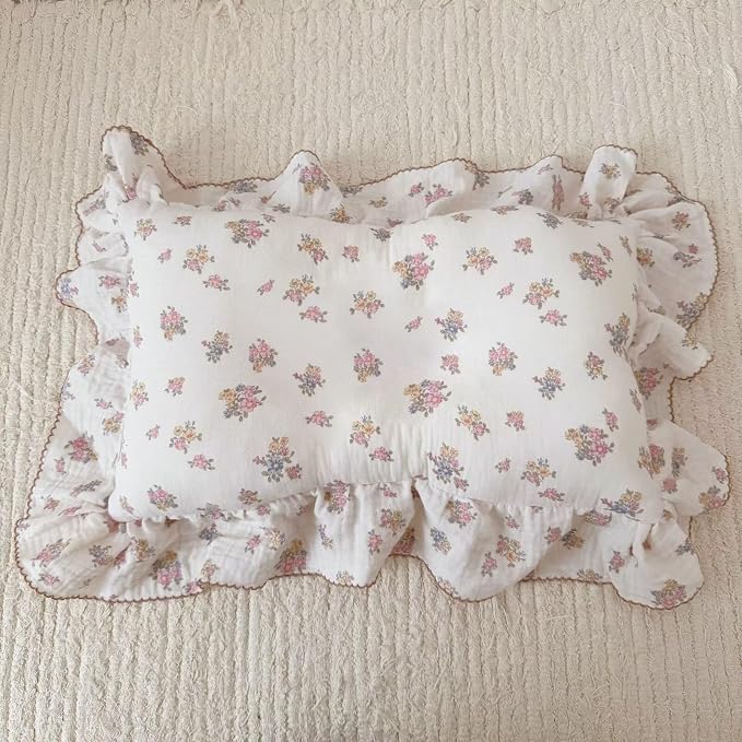 BuLuTu Tuberose Floral Themed Pillow Covers Standard Size - Image 3