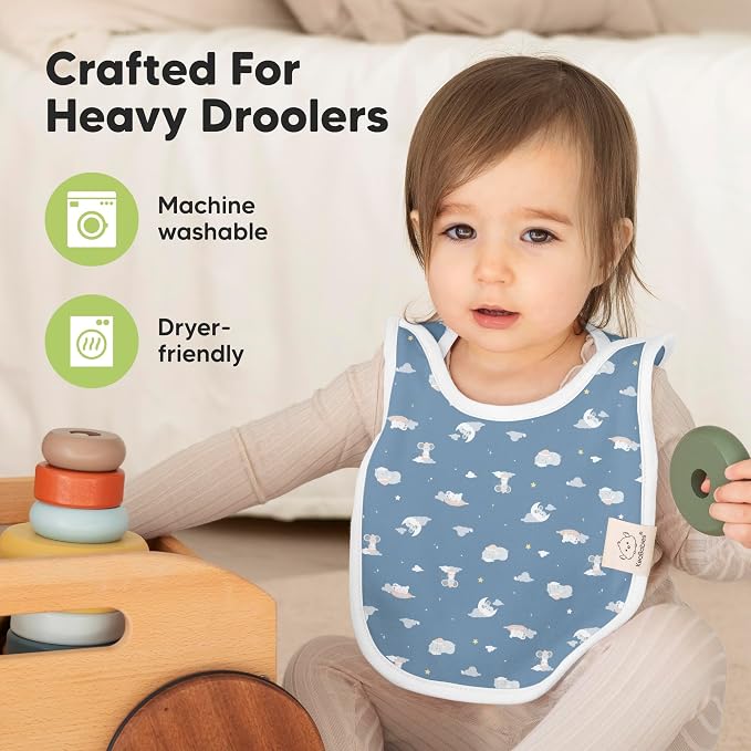 8-Pack Baby Bibs for Boys, Girls - Image 6