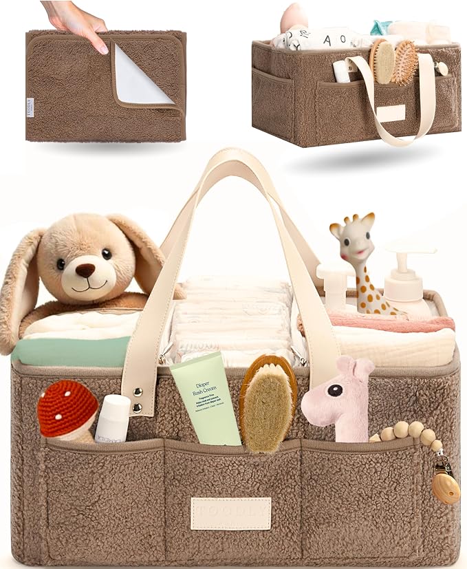 Baby Diaper Caddy Organizer by Toodly