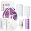 Breastfeeding Essentials Kit for Nursing Moms Nipple Relief, 60 Piece Gift Set by Momfree