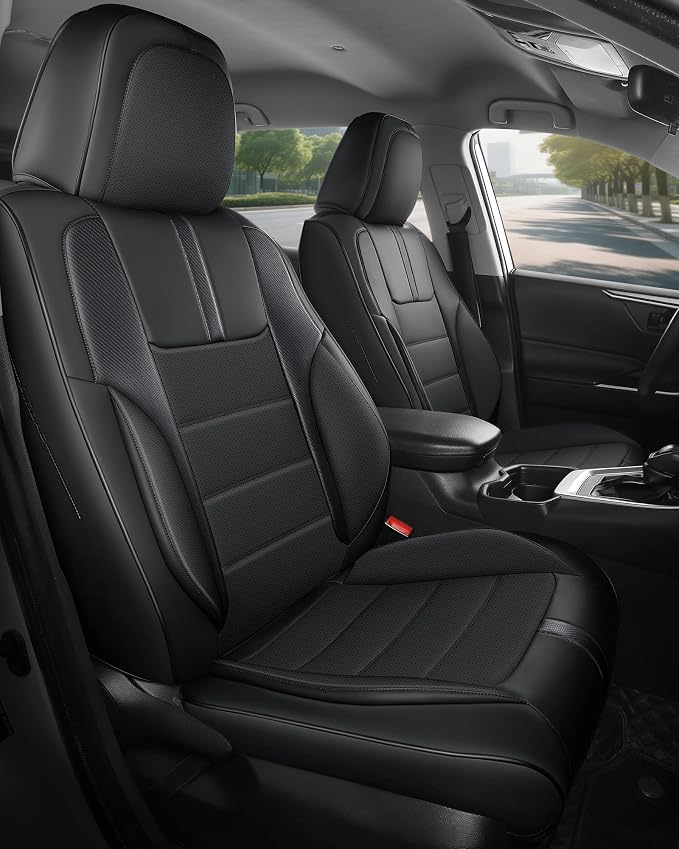 FREESOO Black Front Car Seat Covers - Image 9