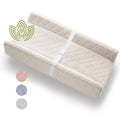 Organic Cotton Contoured Baby Changing Pad w/Waterproof Foam Mattress, Includes by Modera