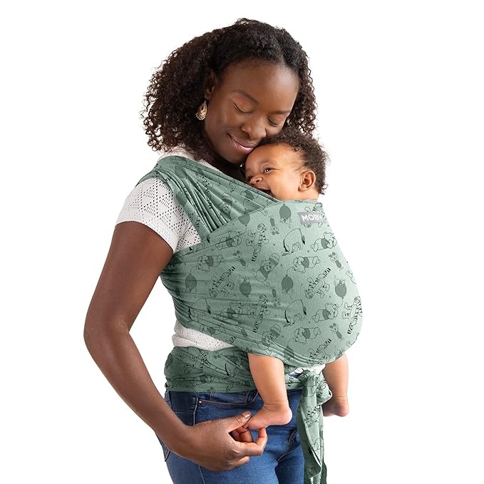 Moby Baby Wrap Carrier Featherknit by MOBYBabyCarrier