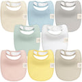 8-Pack Organic Baby Bibs for Girls, Boys by KeaBabies