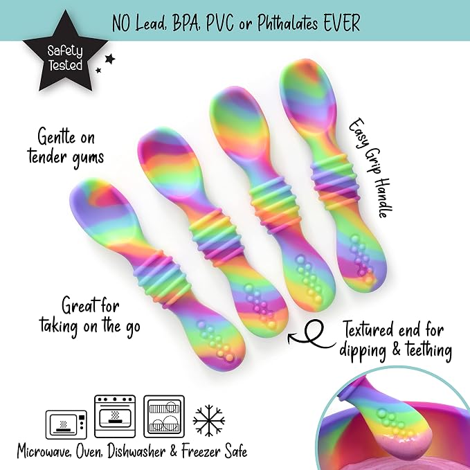 PrimaStella Silicone Chew Spoon Set - Image 2