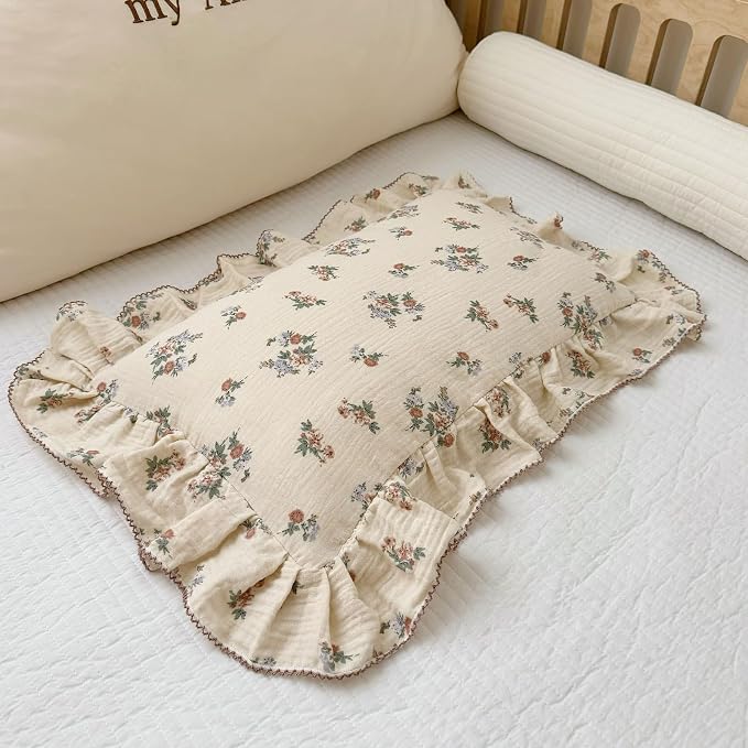 BuLuTu 2 Layers Muslin Toddler Pillowcases Fits - Image 7