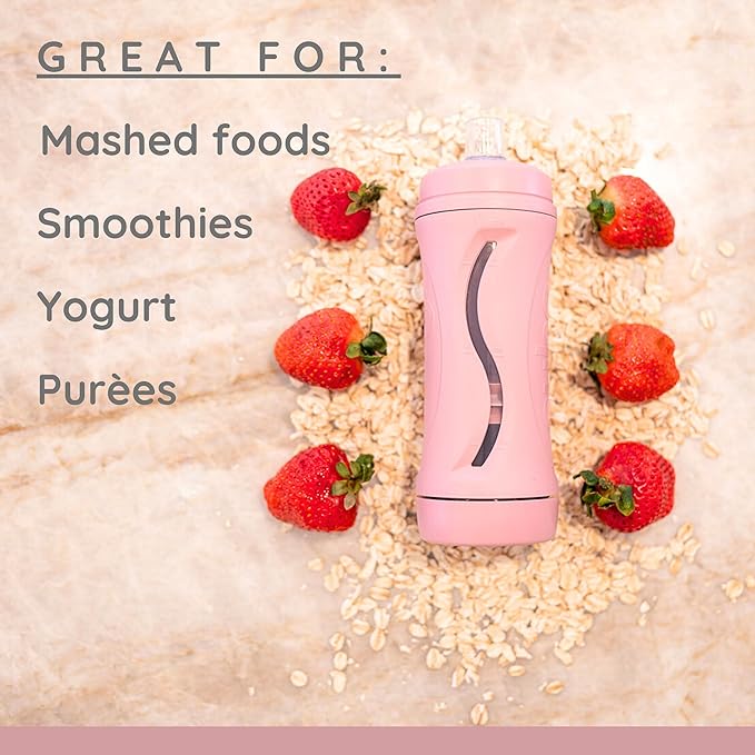 Subo Baby Food Bottle Starter Set | No Mess Baby Toddler Self Feeder | Squeeze - Image 7