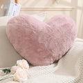 EastTree Heart Pillows, Dusty Pink Heart Shaped Pillows, Love Throw Pillows by EastTreeHomeGuide