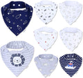 DOKMA Set 8 Organic Cotton Baby Drool Bibs by DOKMA
