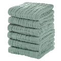 Muslin Baby Washcloths 6 Pack, 100% Cotton Wash Cloths by Unnivoll