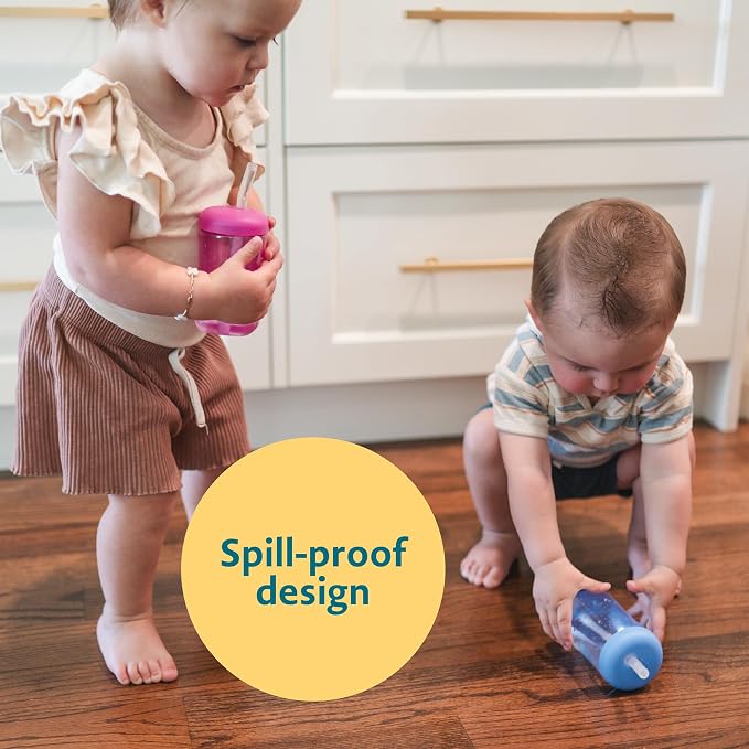 The First Years Squeeze & Sip Toddler Straw Cups - Image 6