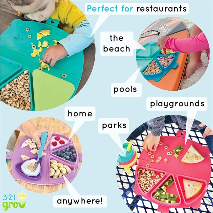 Silicone On-The-Go Snack Mat – Foldable Reusable Placemat - Image 5