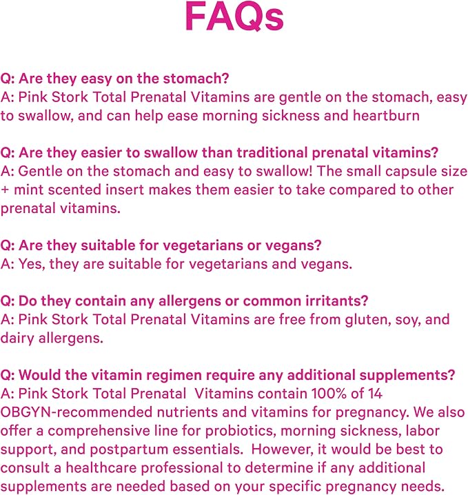 Pink Stork Total Prenatal Vitamins - Image 8
