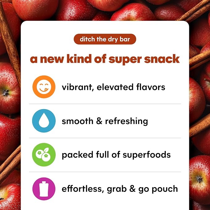 Noka Superfood Fruit Smoothie Pouches, Organic Applesauce Pouches - Image 3