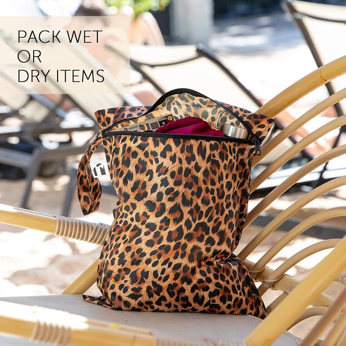Bumkins Roamio Waterproof Wet Bag & Wet/Dry Clutch Set – Reusable Travel - Image 3