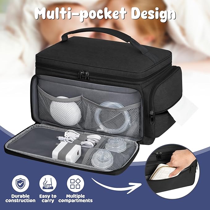 Breast Pump Bag for Spectra S1 S2, Pumping Bag - Image 4