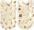 Baby Bibs Muslin Bibs 8 Pack for Drooling and Teething for Unisex Girls Boys by DOSMINE