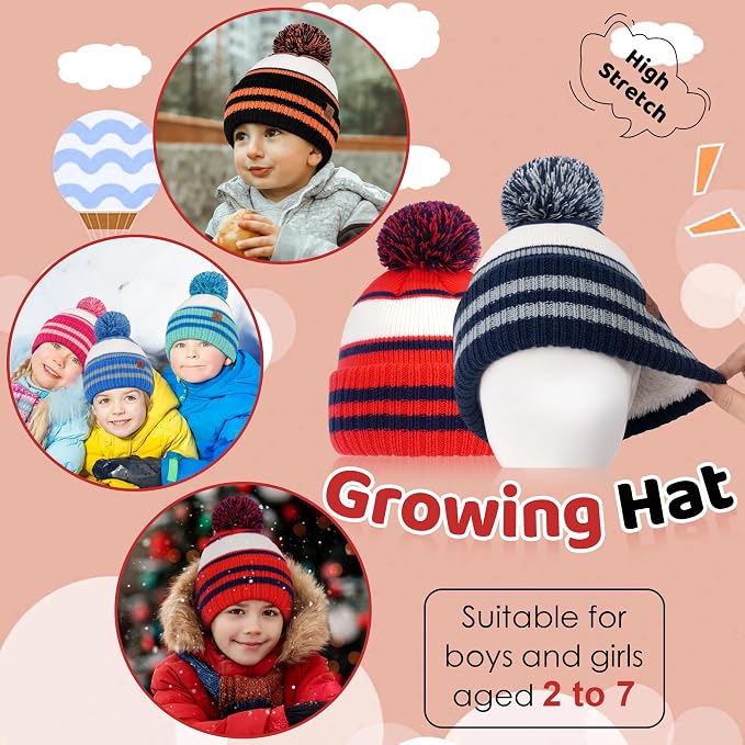 FZ FANTASTIC ZONE Kids Toddler Winter Hat Beanie - Image 4