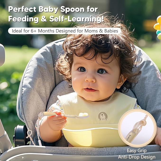 Silicone Baby Spoons 2-Pack - Image 5