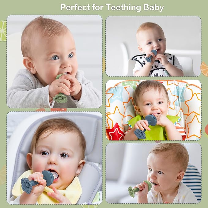 KingKam Baby Breastmilk Popsicle Molds & Baby Fruit Feeder, BPA Free Baby Food - Image 6