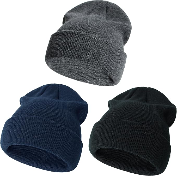 YMYDYFC Baby Beanie 3Pack Toddler Beanie Infant Knit Hat Baby Winter Hats by YMYDYFC